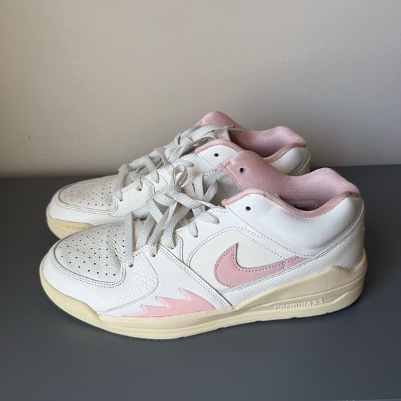 Jordan Shoes - New Jordan Leather Stadium 90 Sail/Legend Pink.